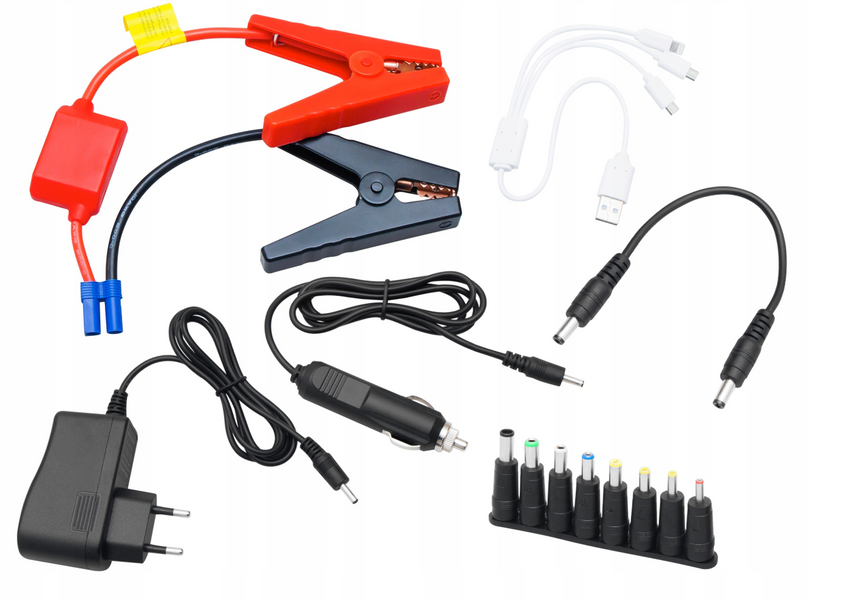 Пусковое устройство Jump Starter js-19 12V 16800mAh для запуска авто Power Bank бустер с фонариком JS-19 фото