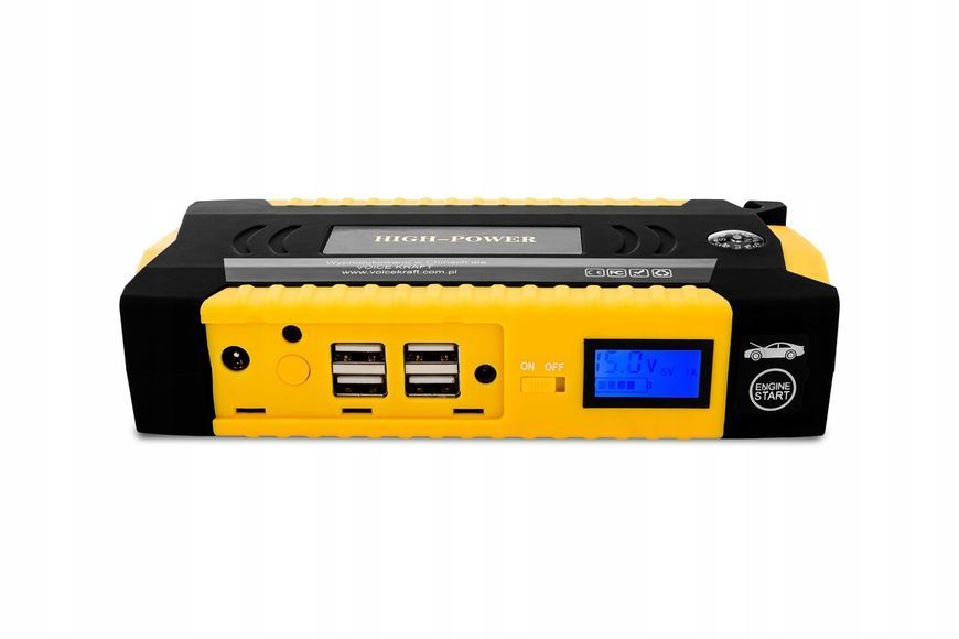 Пусковое устройство Jump Starter js-19 12V 16800mAh для запуска авто Power Bank бустер с фонариком JS-19 фото