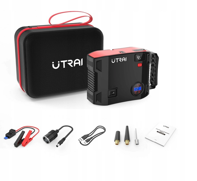 Автомобильный бустер Jump Starter UTRAI Jstar 5 2000A 12V с Power Bank пусковое устройство с фонарем UT-2420 фото