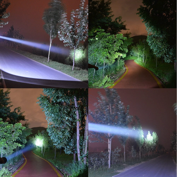 Фонарь - прожектор двухсторонний LED аккумуляторный 1200 lm + Power Bank 6000 mAh  7 режимов USB W844-K фото