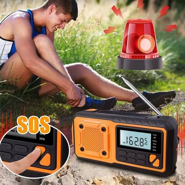 Радиоприемник FORCE с солнечной панелью динамо Powerbank и фонарем MK5907190139181 фото