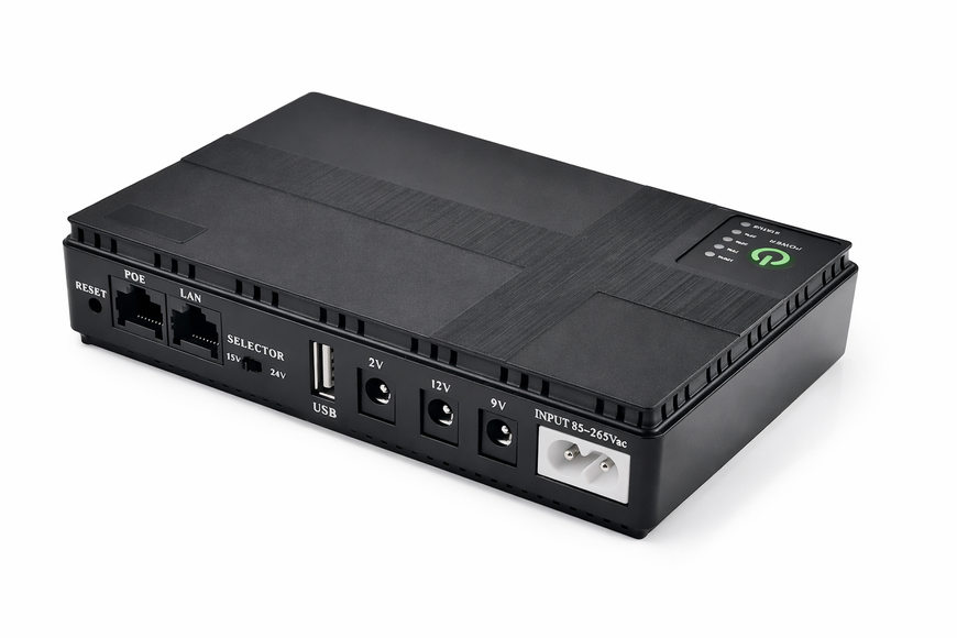 Міні UPS для роутера DC1018P портативний безперебійник 10400 мАгод 5V/9V/12V USB 18W DC1018PP фото